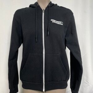 Northrop Grumman Aerospace Black Zip Up Fleece Employee Hoodie Women's MEDIUM